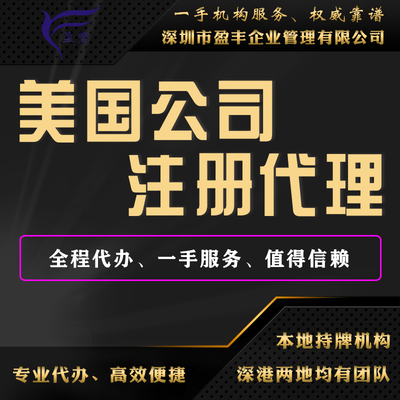 美国公司 代理注册
